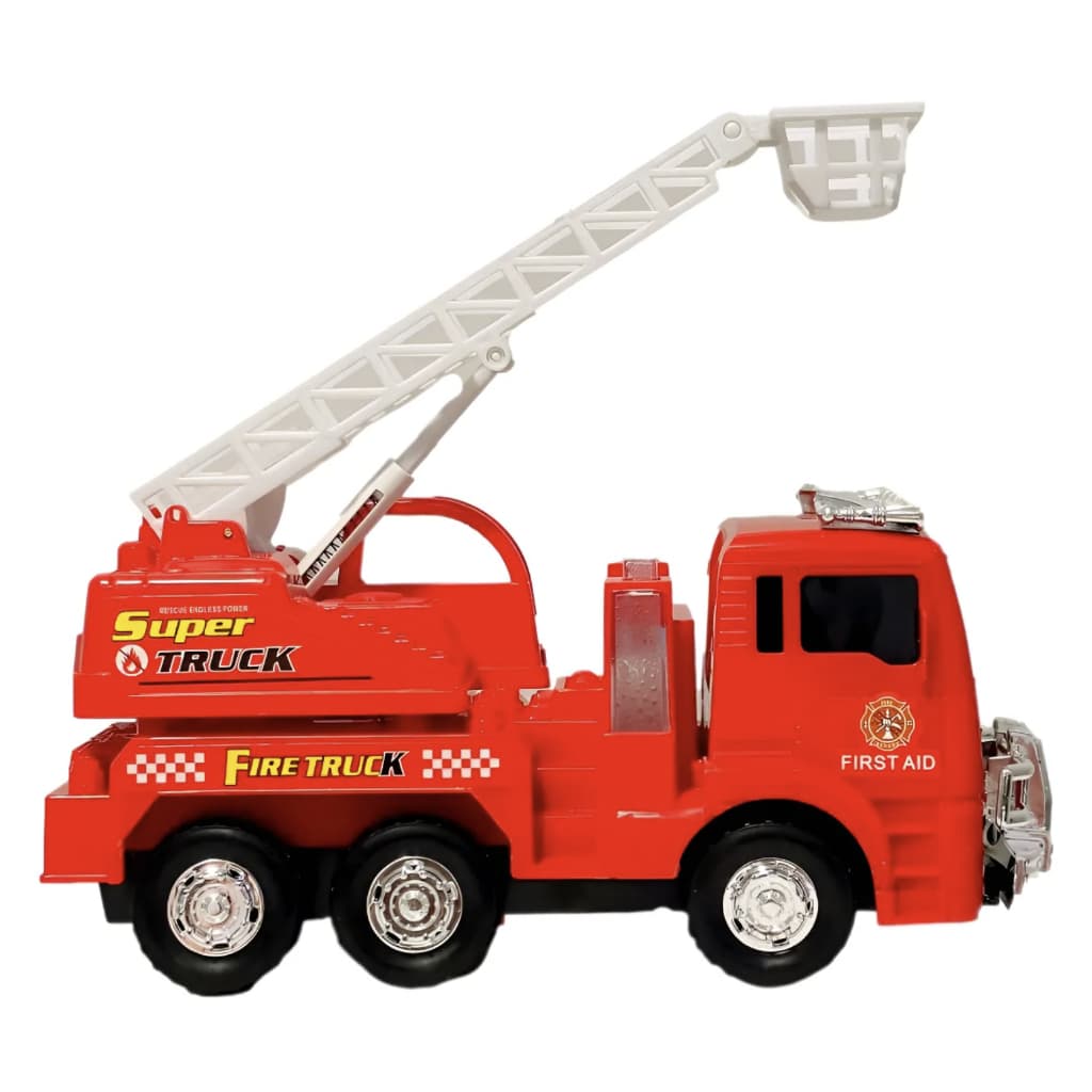 Carrinho Caminhão de brinquedo Bombeiros À Pilha Bate E Volta