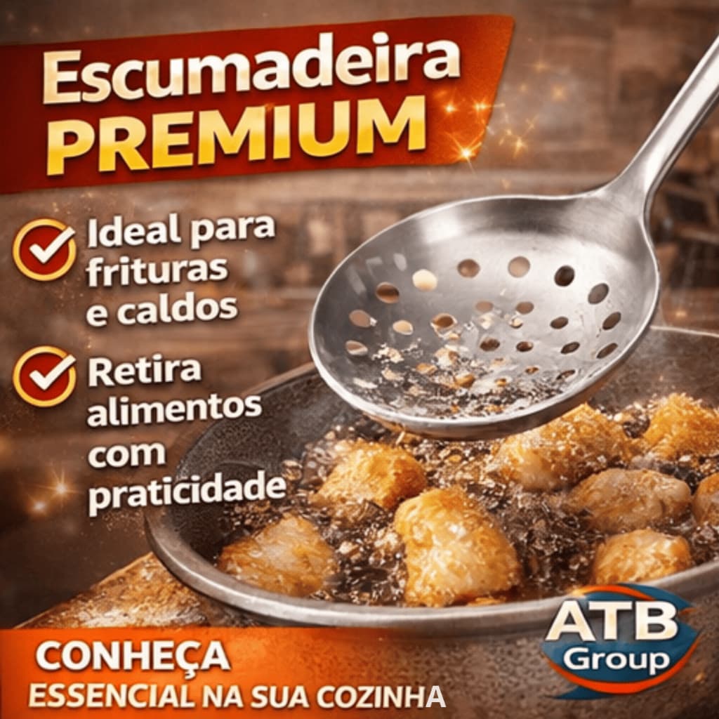 kit 06 Utensílios de Inox de Alta Qualidade para Cozinha Restaurante e Buffet (Aproveite - Promoção)