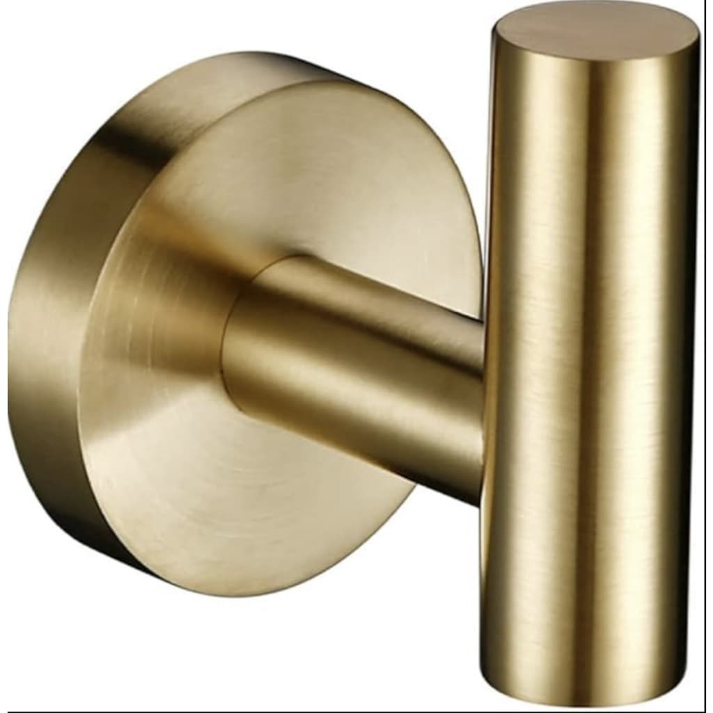 Suporte de aço inoxidável Dourado cabide gancho barra de toalha suporte de papel acessórios
