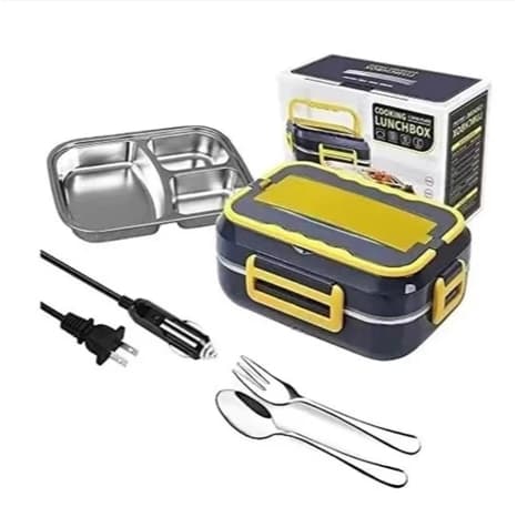 Marmita Termica Elétrica Portátil Casa Carro Aquecedor de Comida Portátil, Lancheira Aquecida BIVOLT / SUS.SHOP
