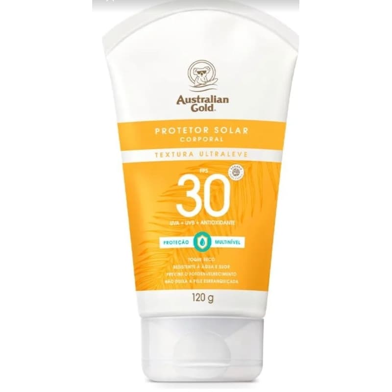 protetor solar Australian gold fps 30 120g