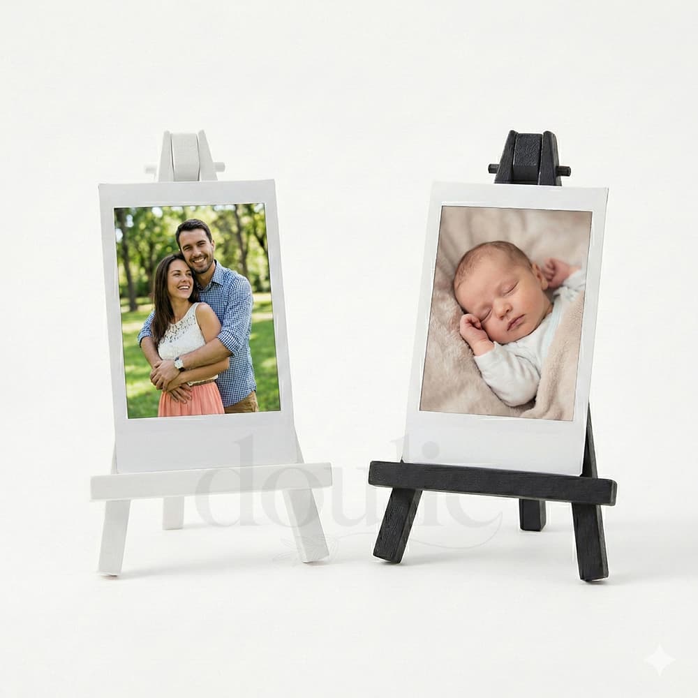 Mini Cavalete Porta Retrato Instax - Polaroid - Casamento - Lembrancinhas - Kits 2/4/6/10 Unidades
