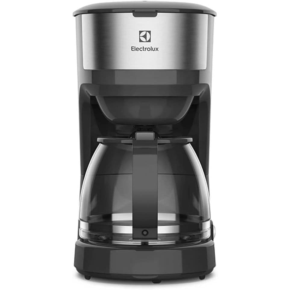 Cafeteira Elétrica 127v Electrolux 1,2L 30 xicaras função manter aquecido inox filtro permanente removive