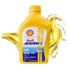 Óleo Motor Shell Advance 20W-50 Mineral AX5 4T (01Litro)