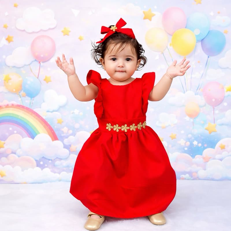 Vestido Infantil Menina Princesa Luxo