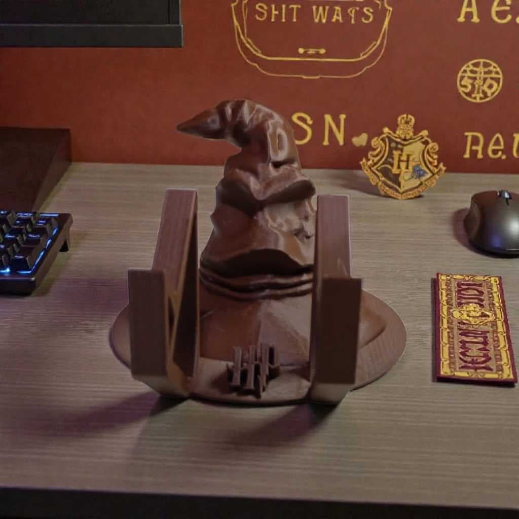 🏰 Suporte para Controle Chapéu Seletor Harry Potter | PS, Xbox e Celular 🎮