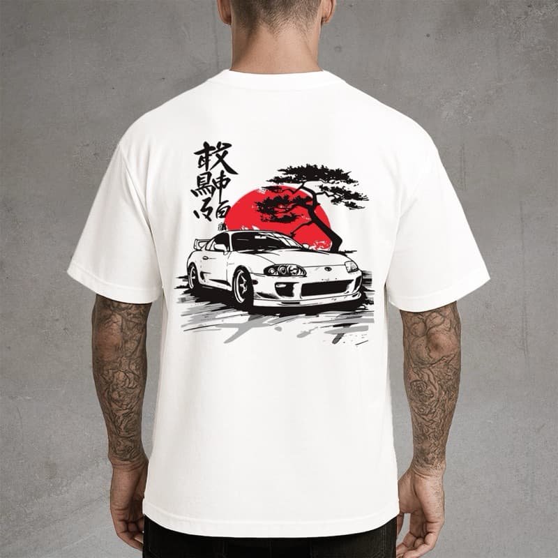 Nova Camiseta Toyota Supra Clássico Paul Walker Velozes e Furiosos Unissex Lançamento Modelos Novos JDM Tokio Drift