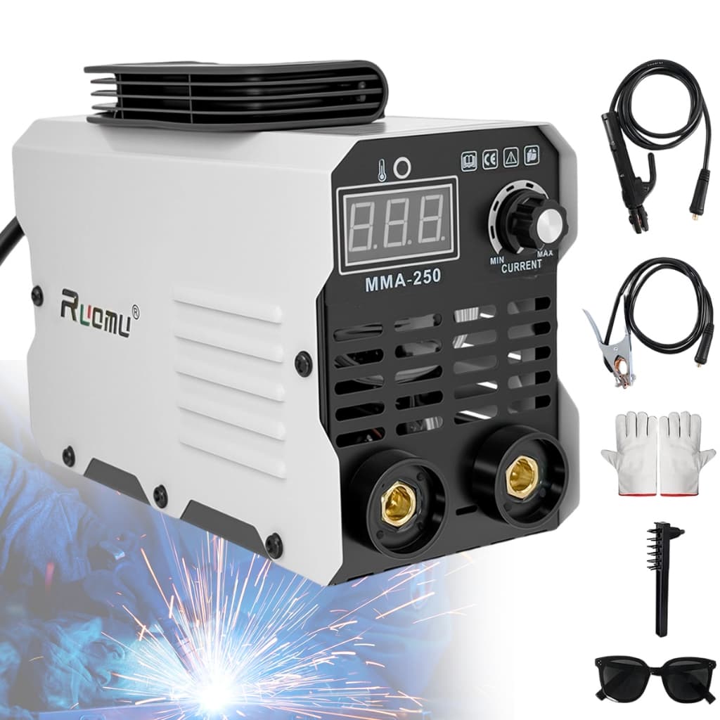 Máquina de Solda Portátil Inversora Profissional MMA-250 220V