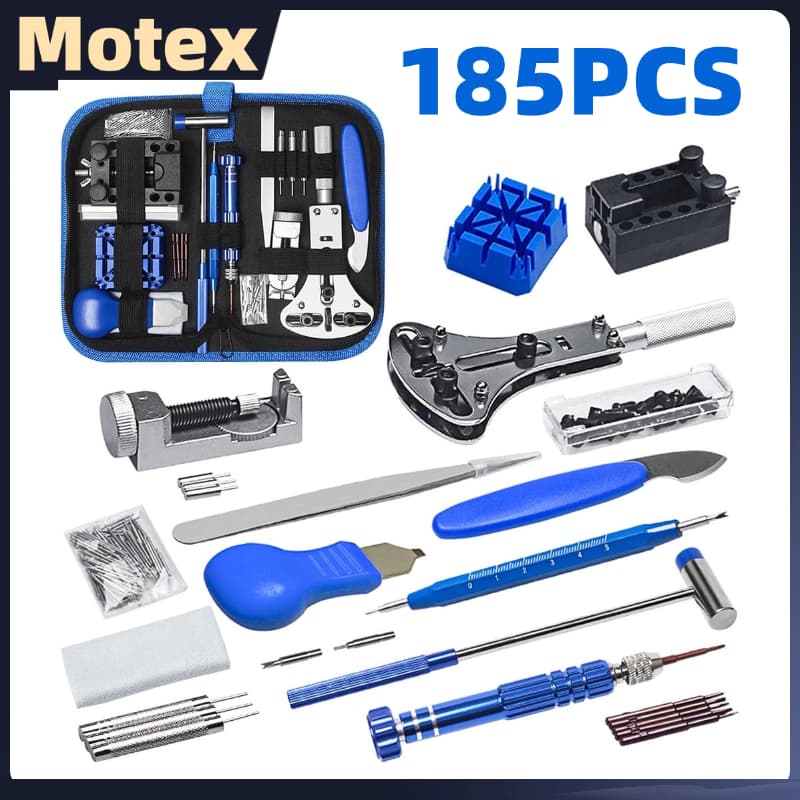 185/147 Pcs De Ferramentas De Reparo De Relógio Kit De Manutenção Relógios Abridor De Caixa Trasei
