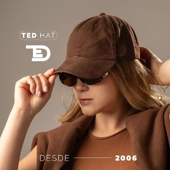 TED Boné Dad Hat LISO Lavado Algodão Sarja Aba Curva com Fivela | Tecido Premium Unissex