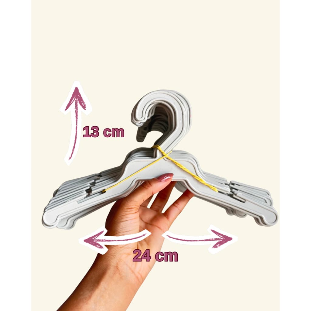 Kit 50, 30, 20 CABIDES INFANTIL BEBÊ - CABIDES PARA ROUPAS