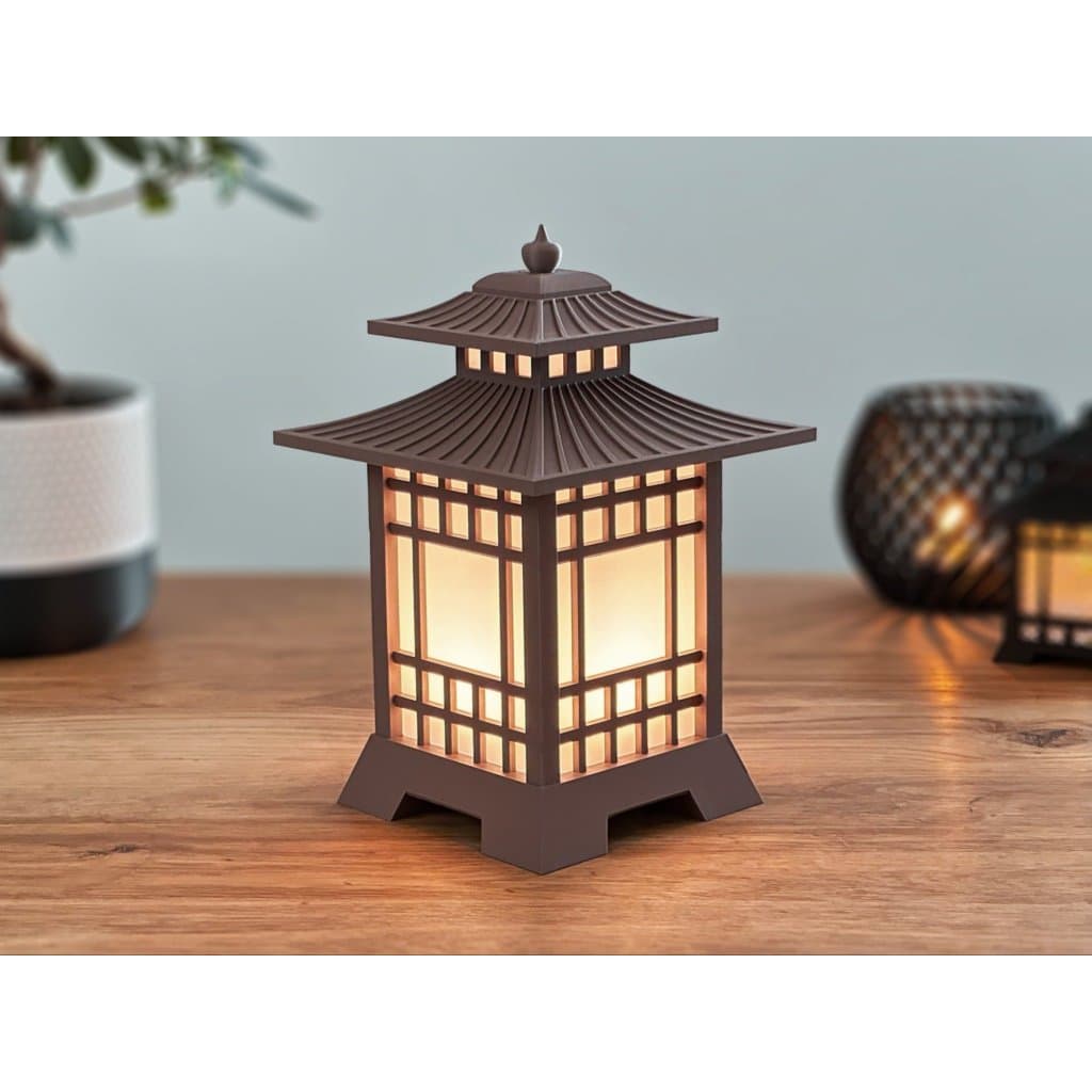 Luminária Zen Japonesa LED Decorativa