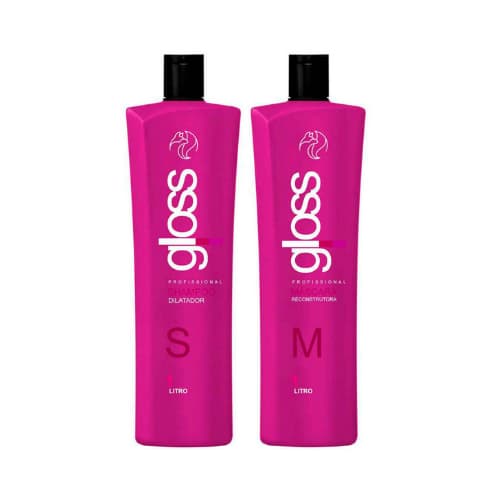 Fox Gloss Tratamento Alisante Térmico 2 Passos 1L