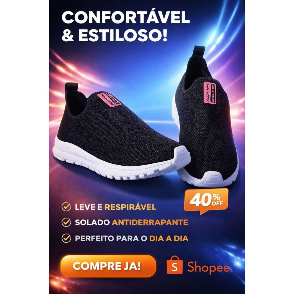 Tenis Meia Masculino Calce Fácil Ortopédico Sneaker slip on Sem Cadarço Esportivo Casual Academia
