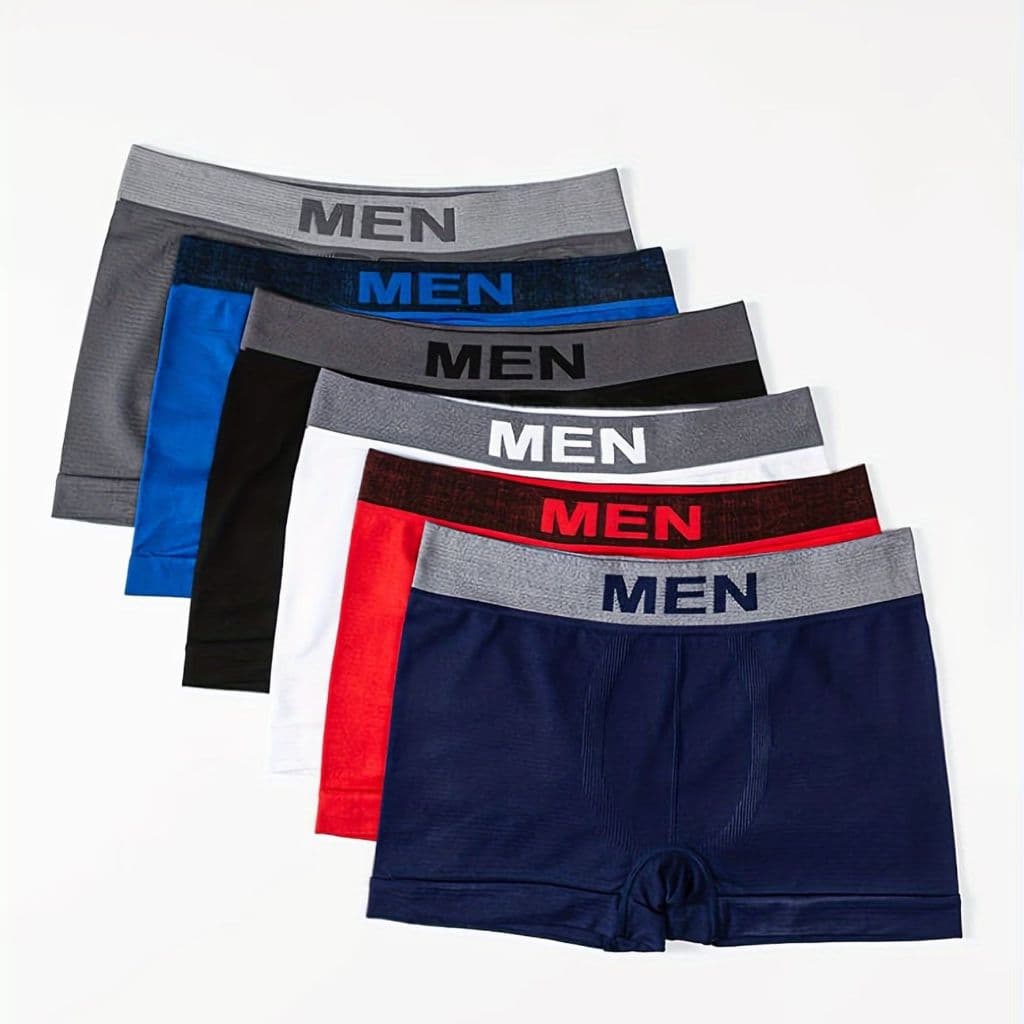Kit Cuecas Boxer Masculina de Microfibra MEN Super Confortável e Elástica