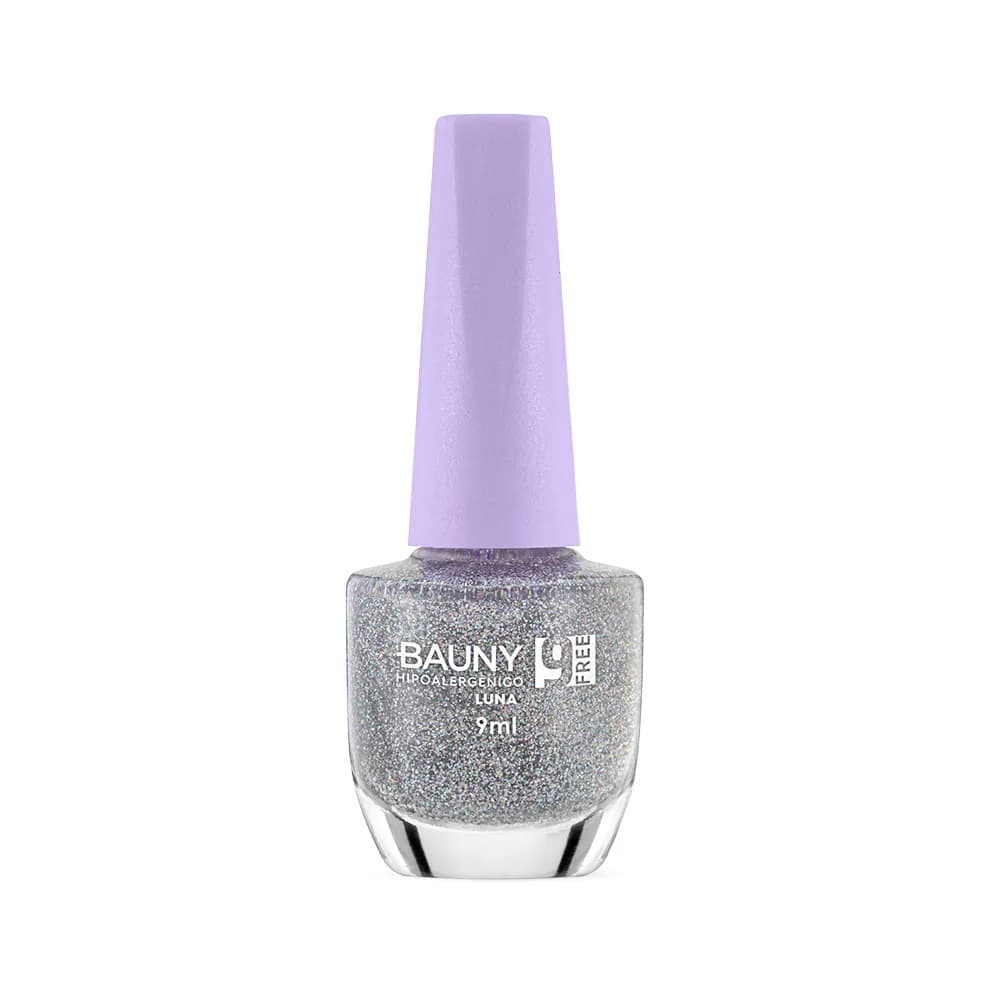Esmalte Glitter Hipoalergênico 9free - Bauny Cor Luna