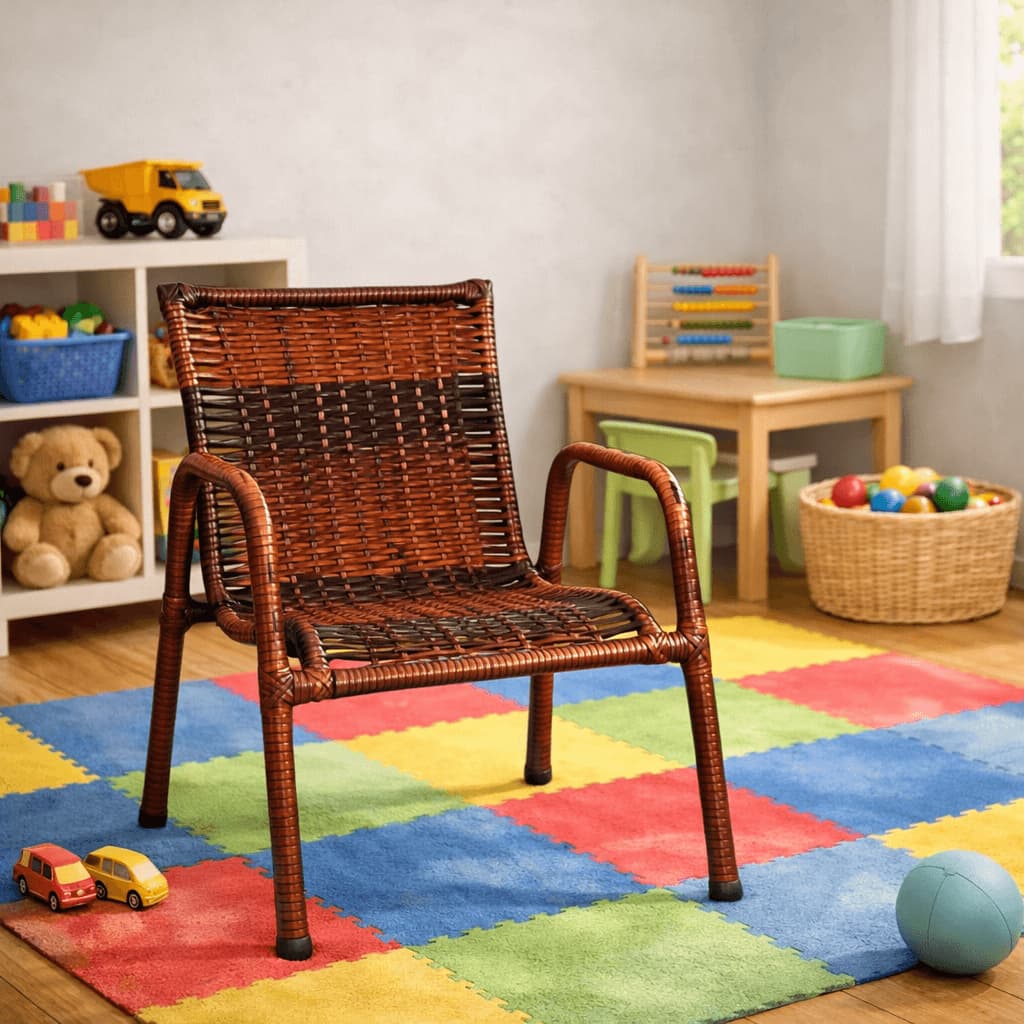 Cadeira Infantil Fibra Sintética – Ideal para Quarto e Brinquedoteca