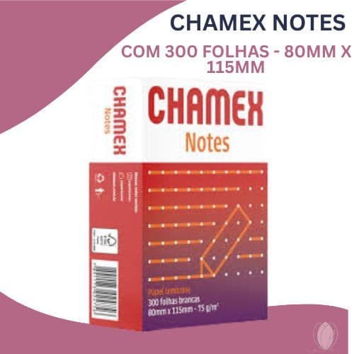 Papel Lembrete Chamex Notes Branco - Bloco com 300 Folhas