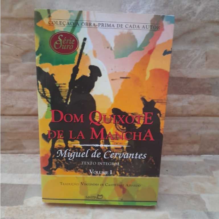 Livro Dom Quixote de la Mancha - Miguel de Cervantes