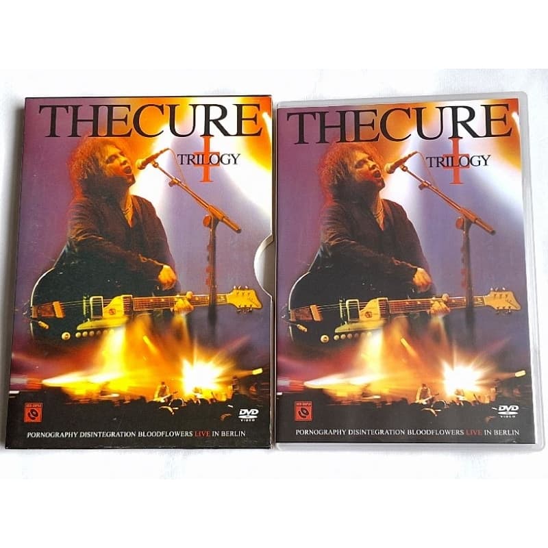 box dvd the cure trilogy live berlin 2002 RARO SEMINOVO