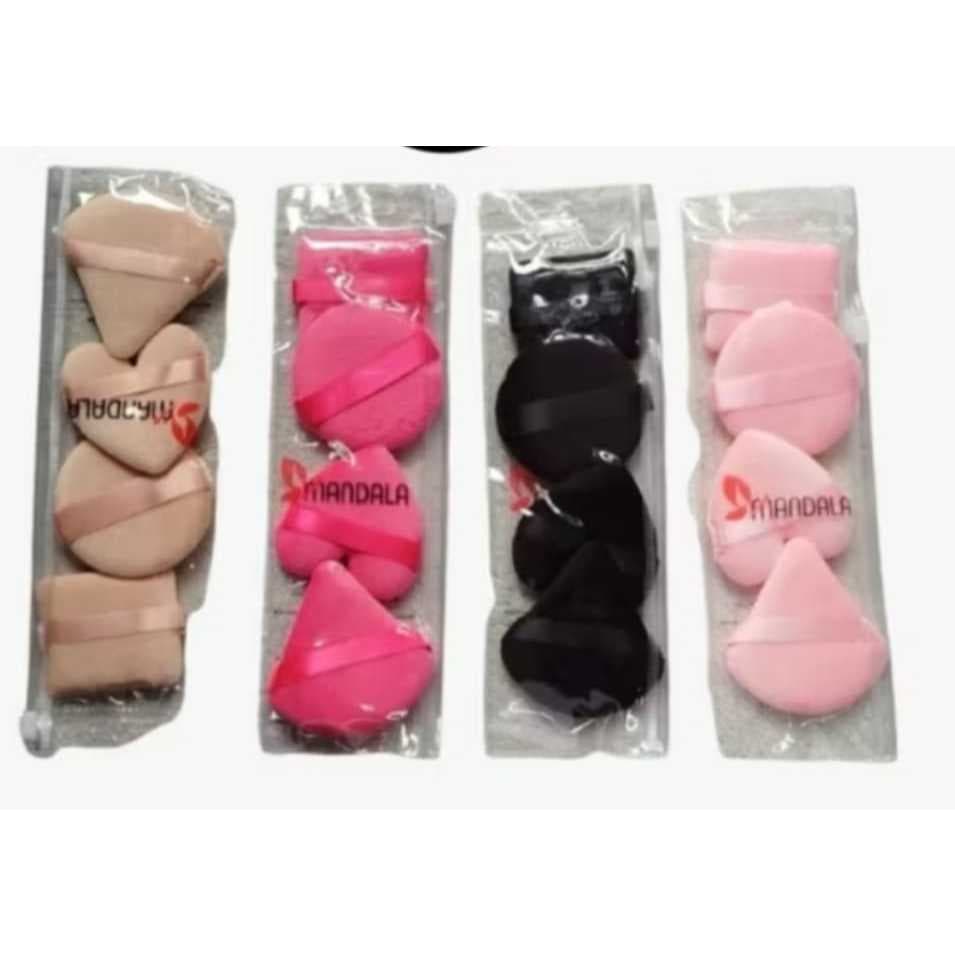 KIT COM 4 ESPONJAS PARA PO MANDALA