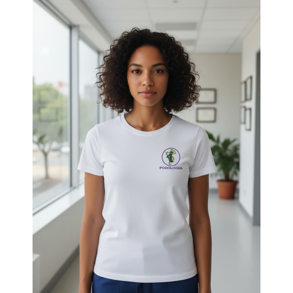 Camisa Podologia bordada