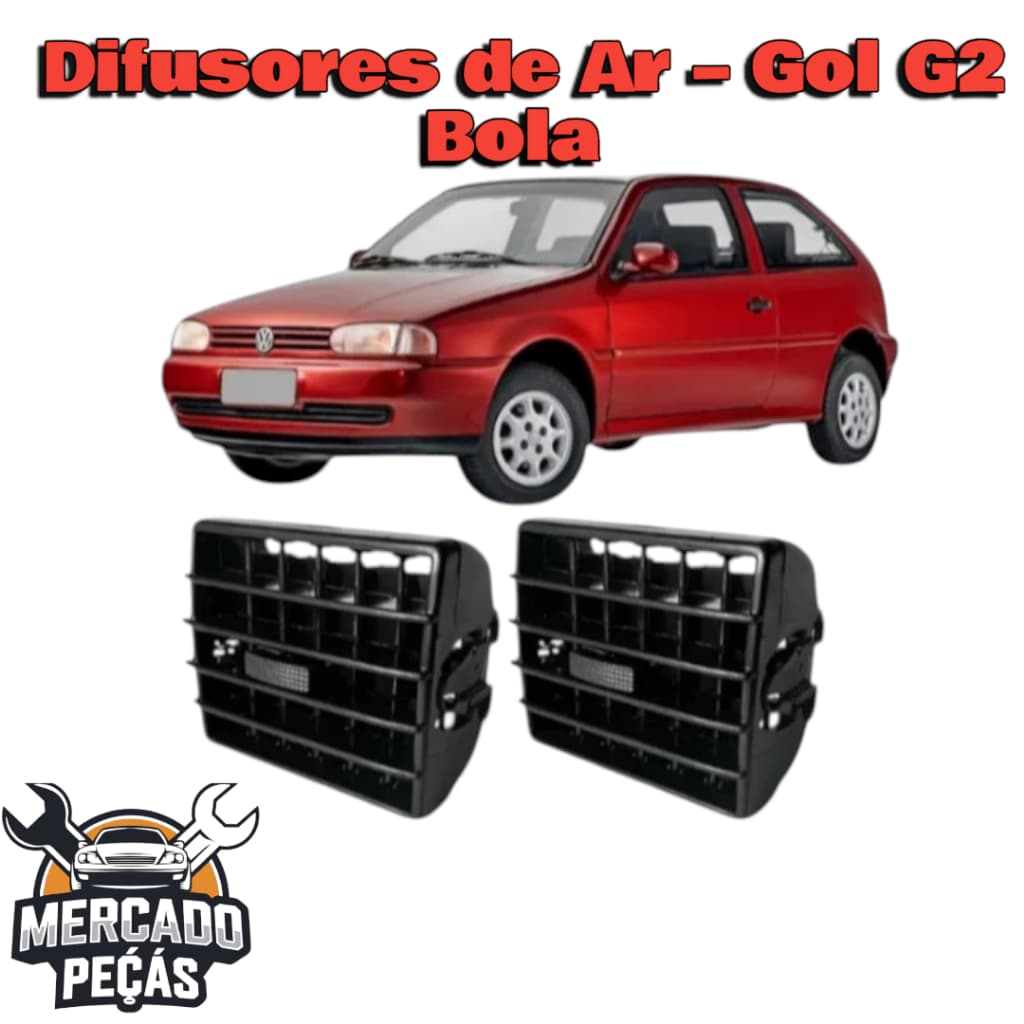 Difusor Saída de Ar Gol Saveiro Parati Bola g2 Special  97 98 99 2000 01 02 G2