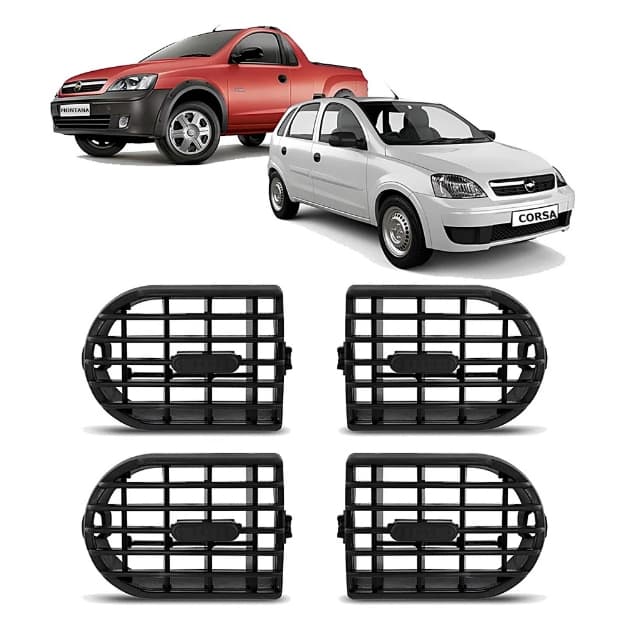 Chevrolet Corsa Montana 2003 a 2012 Difusor Ar Saída Painel Encaixe Perfeito