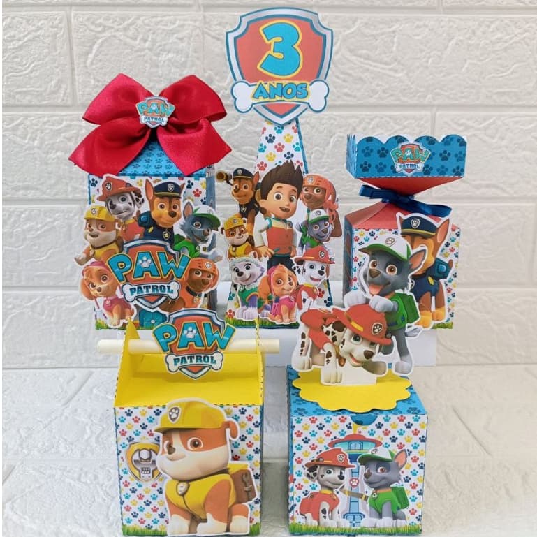 Kit Festa Patrulha Canina Personalizado / Envio Rápido / Festa Infantil / Kit Festa / Lembrancinhas