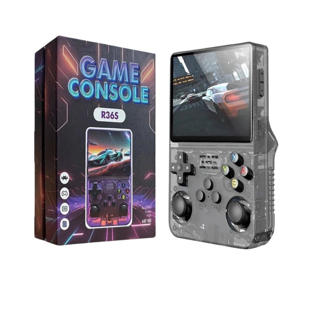 Console Portátil R36S + de 15.000 Jogos Vídeo Game 64g Linux Tela IPS 3.5 Polegadas a Pronta Entrega
