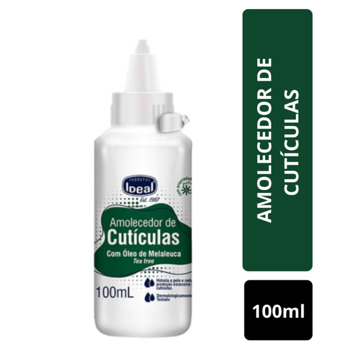 Amolecedor de Cutículas Ideal Óleo de Melaleuca 100ml