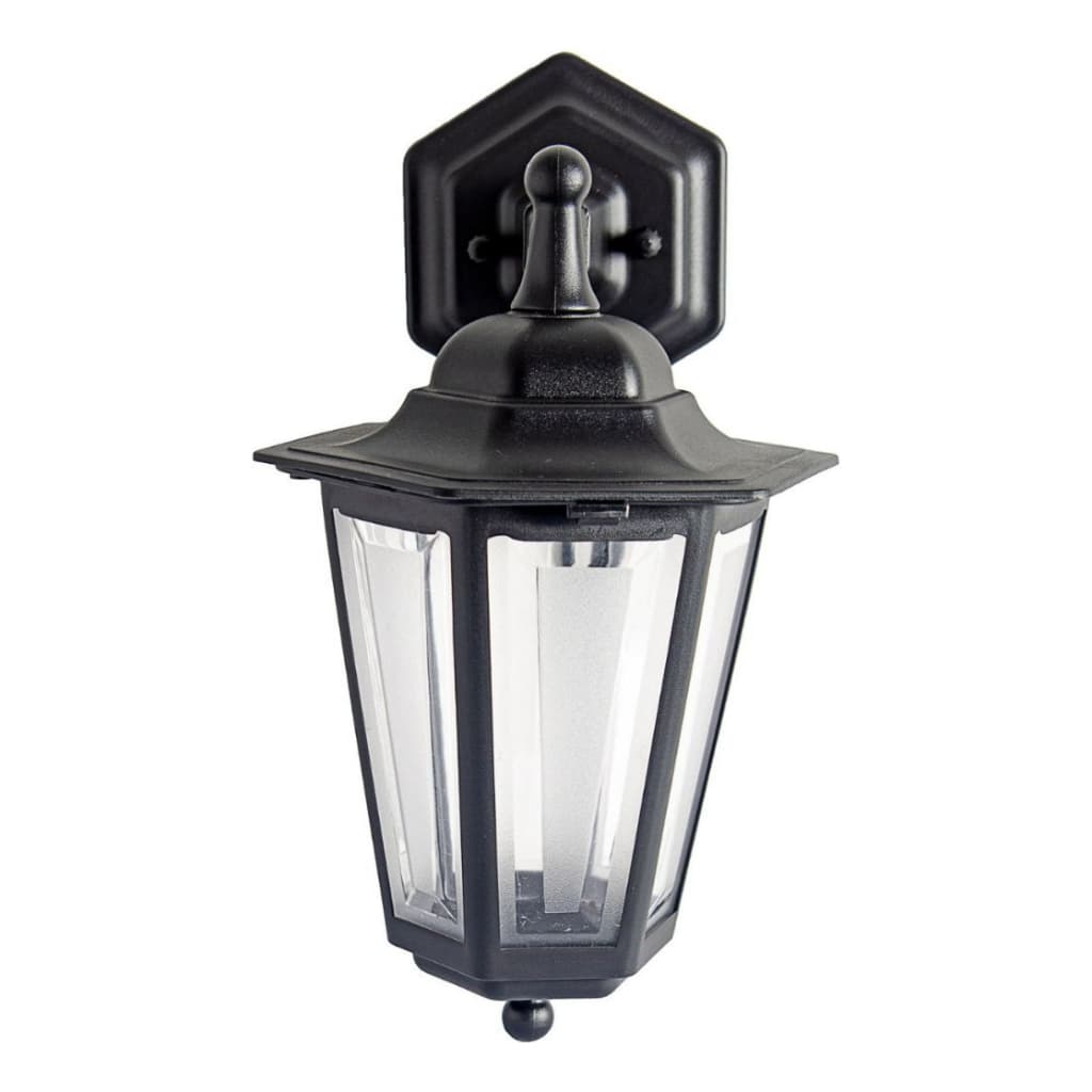 Luminaria Arandela Colonial Sextavada Classica Preta Bivolt