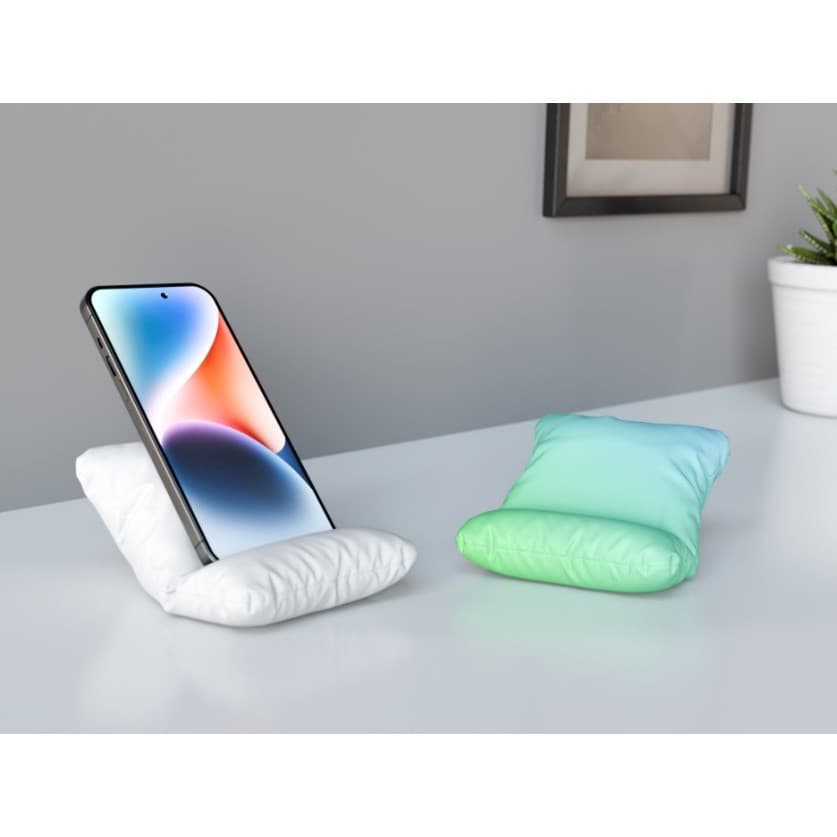 Suporte de Celular Almofada 3D Porta Celular Decorativo PLA Várias Cores