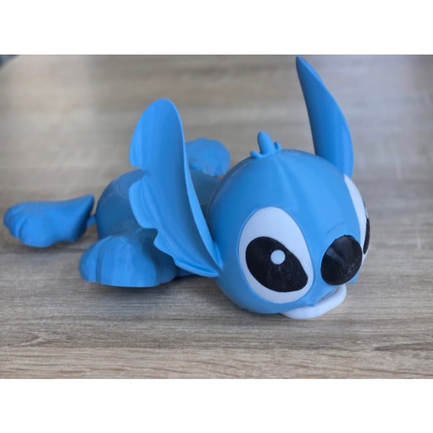 Porta Copo Stitch 3D Suporte de Copo Boca Aberta Disney Impresso em 3D