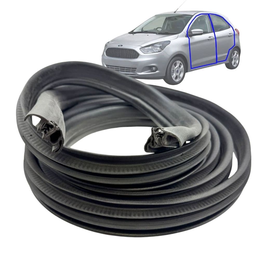 Borracha Vedação guarnição Porta Ford Ka Novo 2015 a 2021 Porta Dianteira ou Traseira