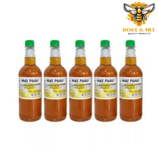 Promoção Kit 5 Mel 100% Puro Florada Eucalipto 1,3kg Doce&Mel