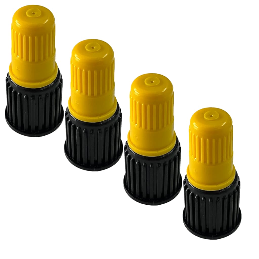 4 Bico Regulável Amarelo Vazão 1 Para Pulverizador Costal Jacto