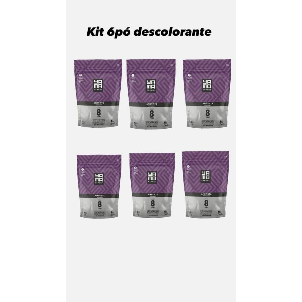 KIT 6 PÓ DESCOLORANTE YAMA 300G 8 tons
