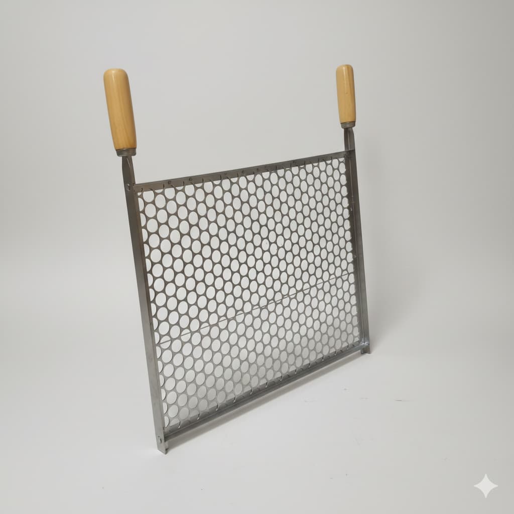 Grelha Premium Fantinato 50x40 Galvanizada Tela Moeda Grossa
