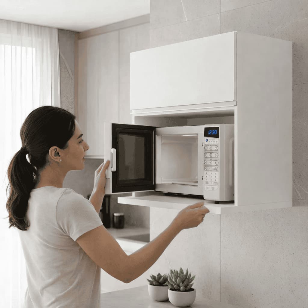 armario microondas suporte cozinha