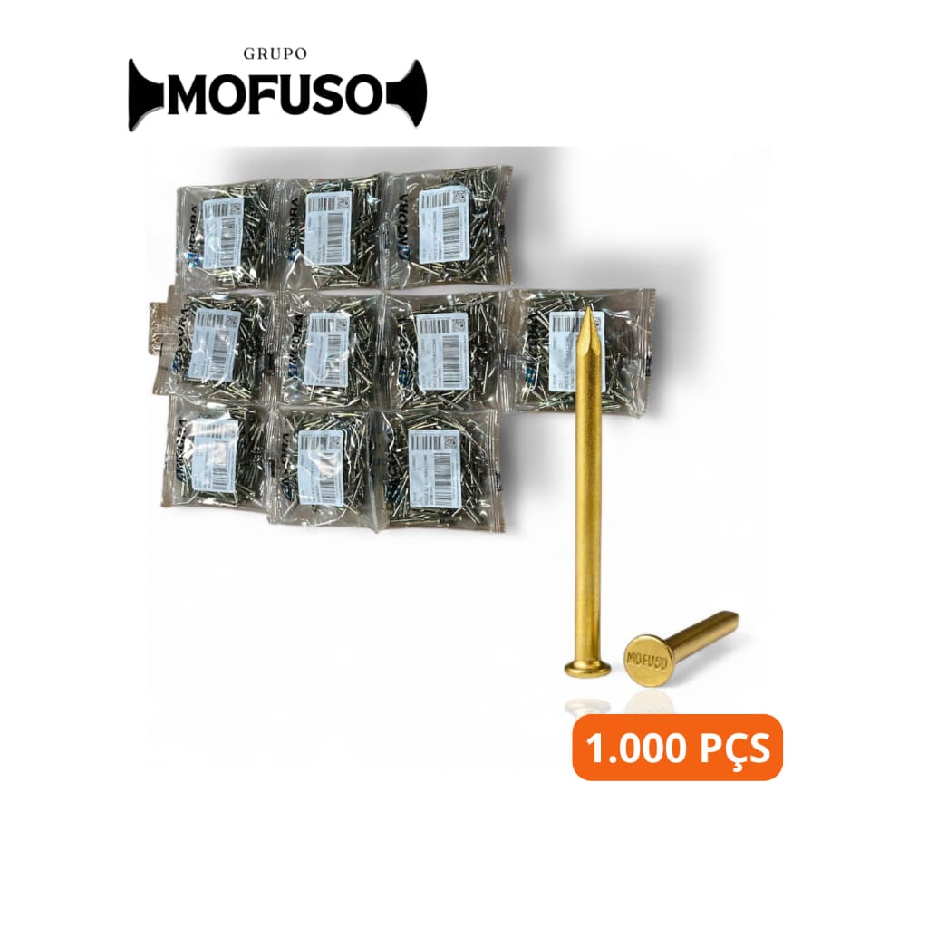 Prego 15x15 Premium Gold Bicromatizado 1.000 Und Kit Atacado Oficina Montagem Marcenaria Forro Divisoria