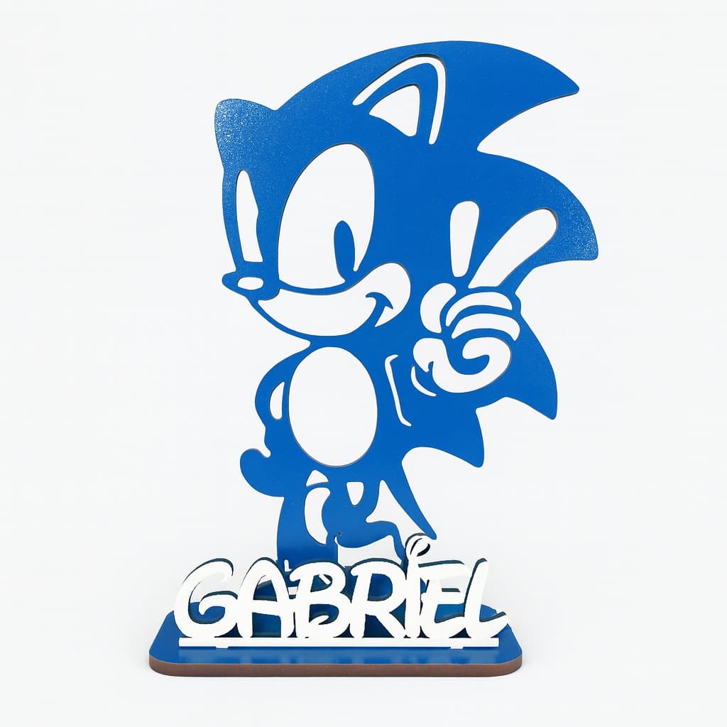 10 Centros De Mesa Sonic Sem Nome Entrega Rapida