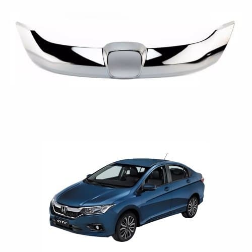Friso Cromado Da Grade Honda City 2015 A 2017 Nova Cromado Prateado