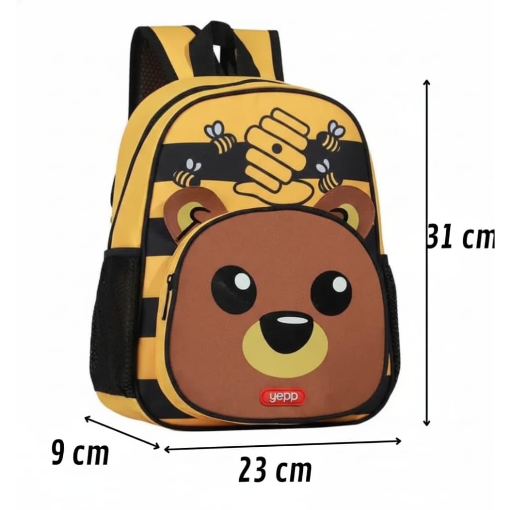 Mochila De Costas Pequena Animais Baby Escolar Infantil Urso