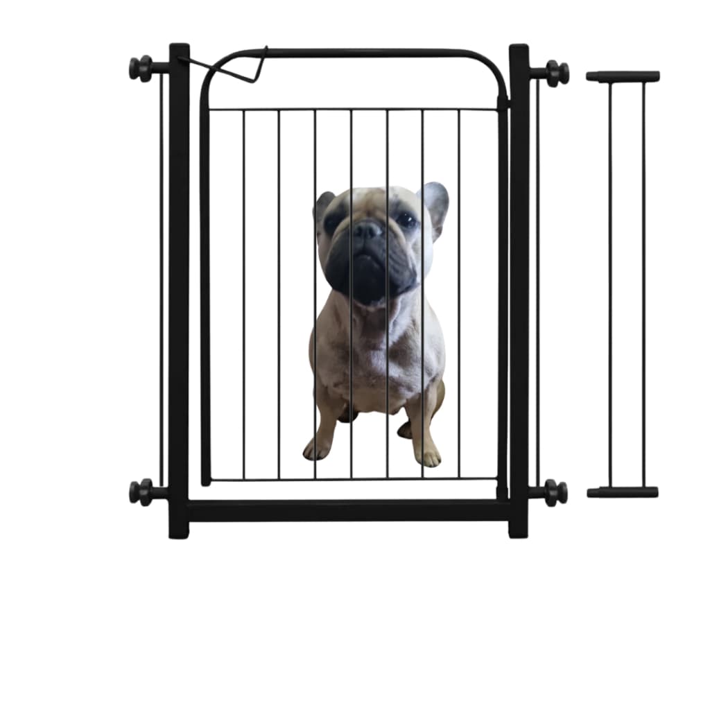 Portão Proteção Pet Bebes Grande C/ 1 Extensor 78cm Até 93cm Branco