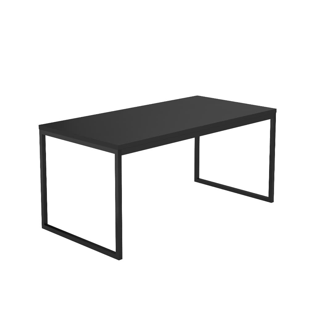 Mesa de Centro Ravena – Estilo Industrial com Pés em Ferro e Tampo MDF