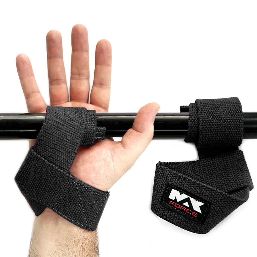 Fita Strap 100% algodão PAR Treino Academia Musculação Max Force