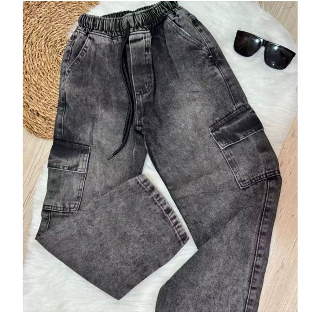 Calça Cargo Infantil e Juvenil 10 ao 16 com Bolso