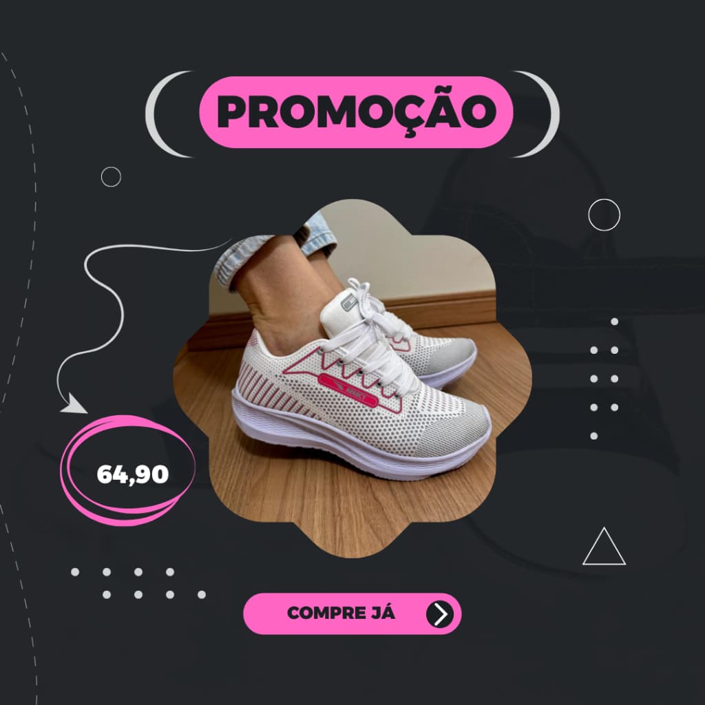 Tênis Esportivo Masculino Feminino Academia Treino Leve Promoção Relampago