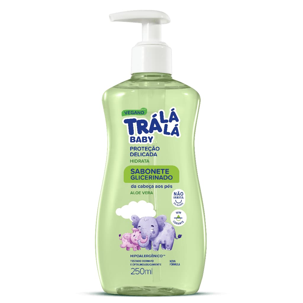 Sabonete Líquido Glicerinado Tra Lá Lá Baby Hidrata 250ml
